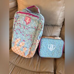 Kids Ice Cream Backpack and Lunchbox Set - Baseball lifestyle